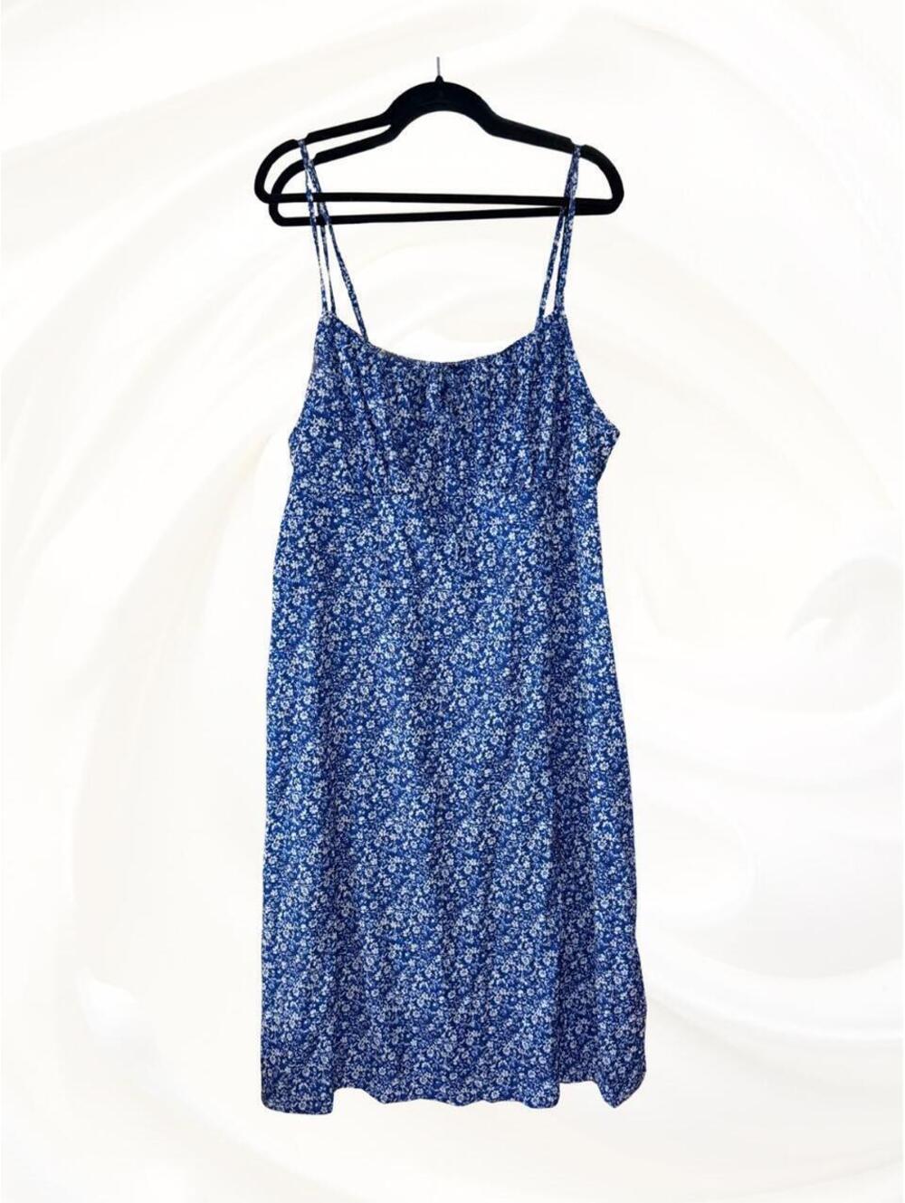 Amazon Essentials Women's Blue Dress